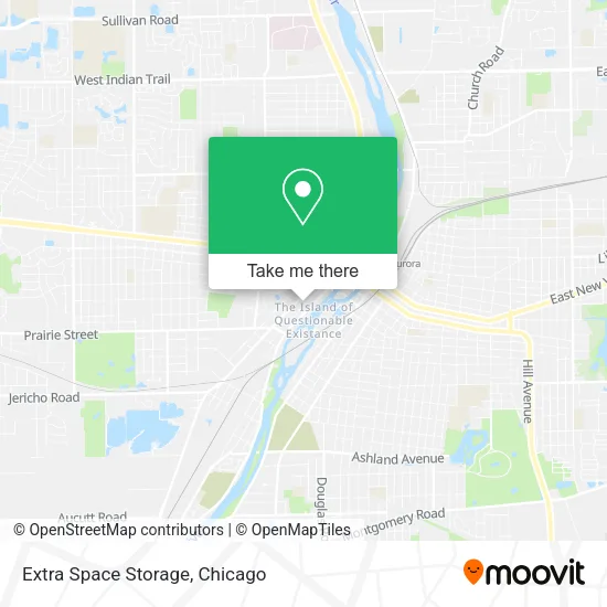 Extra Space Storage map