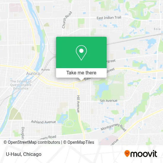 U-Haul map