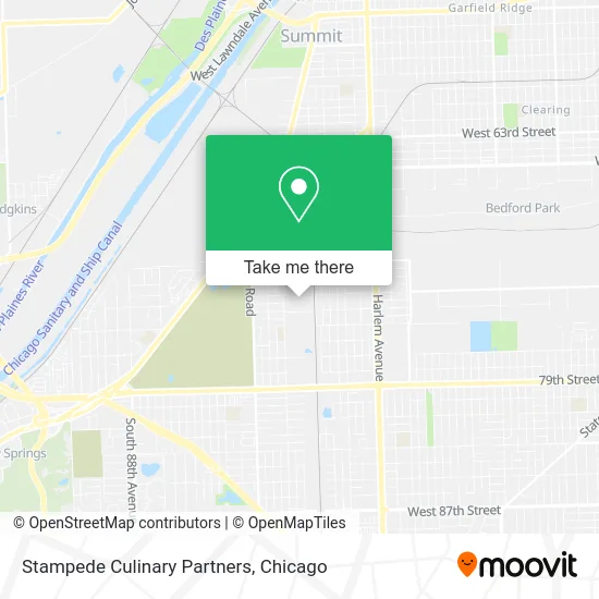 Stampede Culinary Partners map