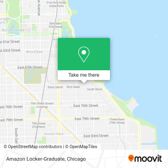 Mapa de Amazon Locker-Graduate