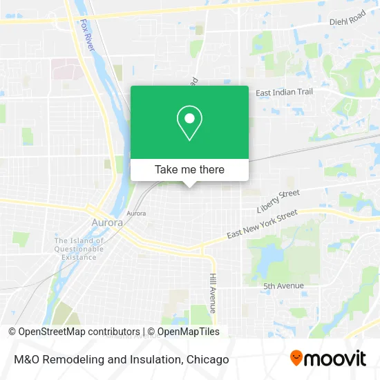 Mapa de M&O Remodeling and Insulation