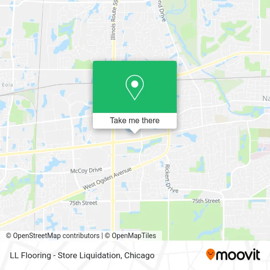 LL Flooring - Store Liquidation map