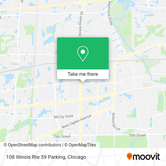 108 Illinois Rte 59 Parking map