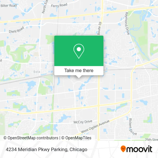 4234 Meridian Pkwy Parking map