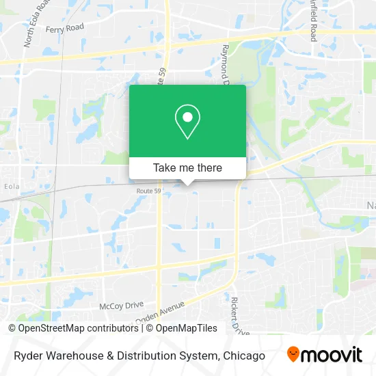 Mapa de Ryder Warehouse & Distribution System
