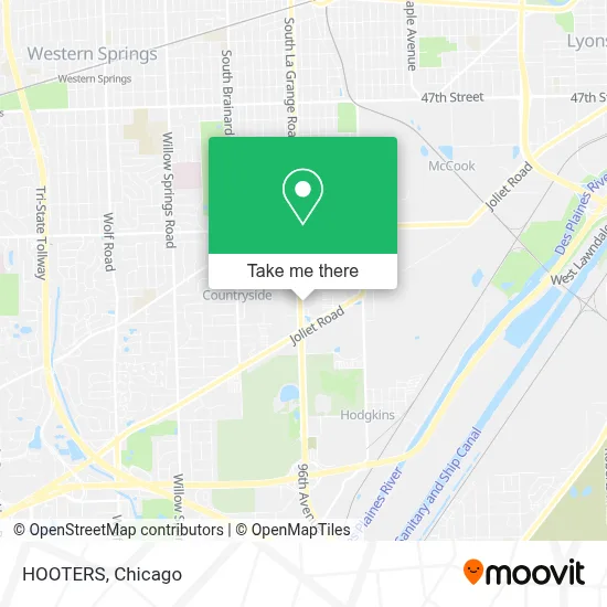 HOOTERS map