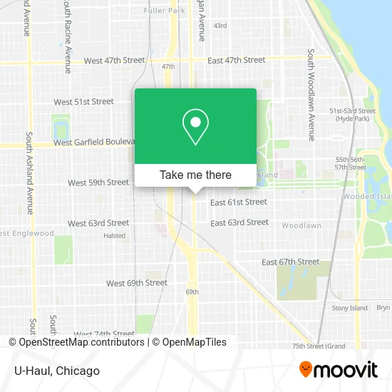 Mapa de U-Haul