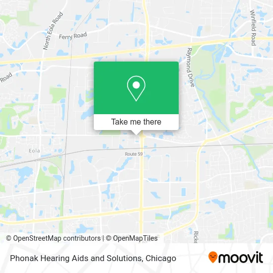 Phonak Hearing Aids and Solutions map