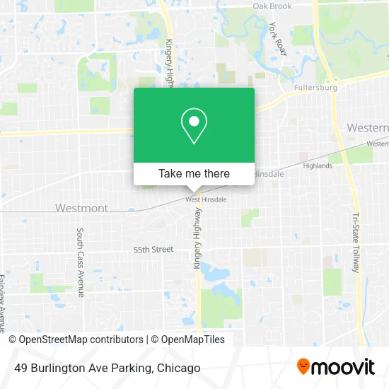 49 Burlington Ave Parking map