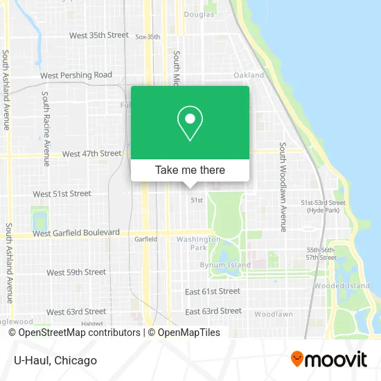 Mapa de U-Haul