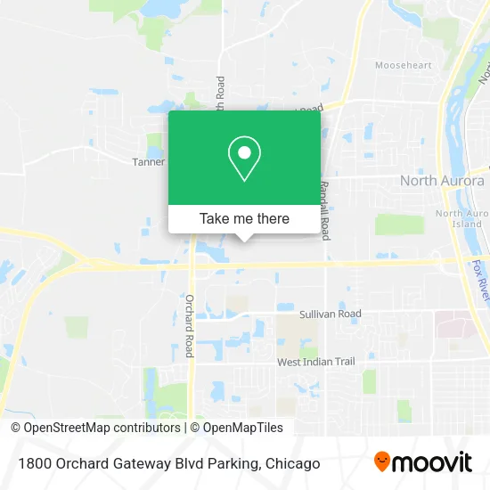 1800 Orchard Gateway Blvd Parking map
