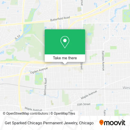 Get Sparked Chicago Permanent Jewelry map