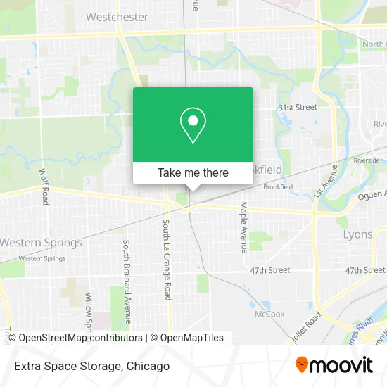 Mapa de Extra Space Storage