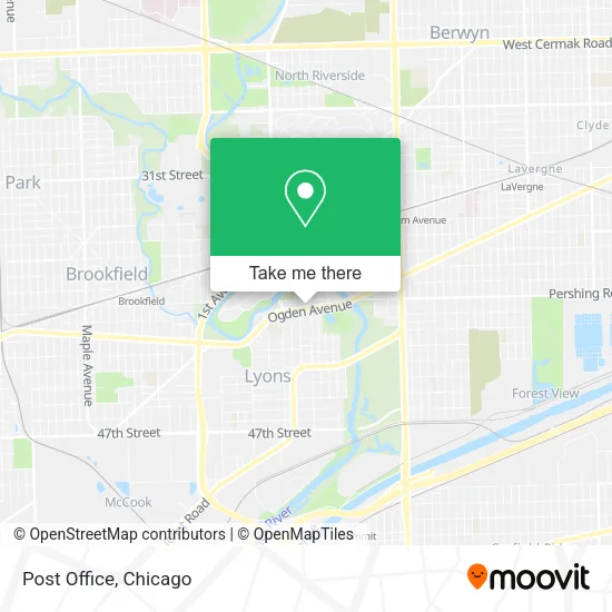 Post Office map