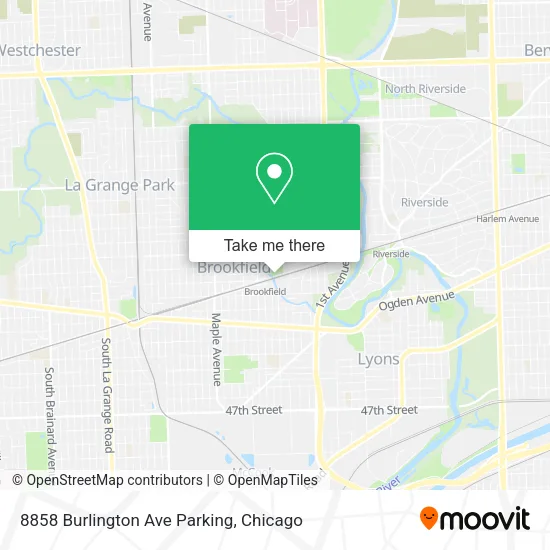 8858 Burlington Ave Parking map