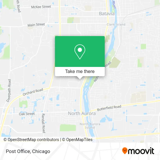 Post Office map
