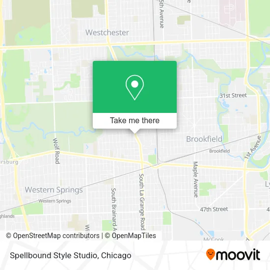 Spellbound Style Studio map