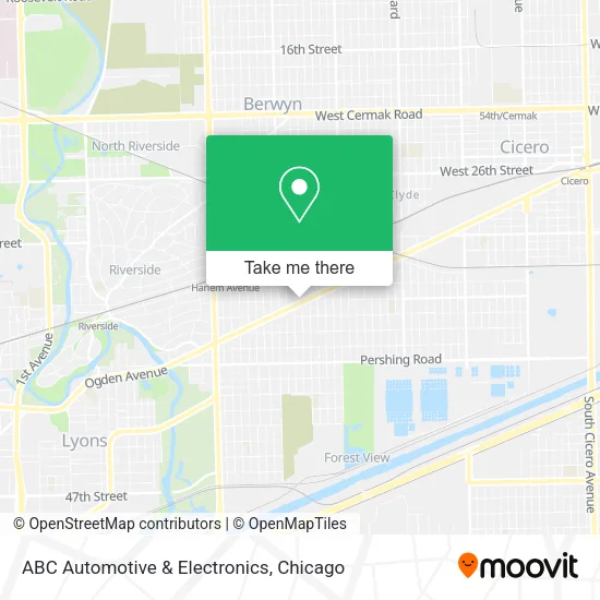 Mapa de ABC Automotive & Electronics