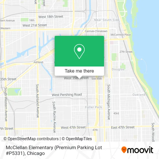 Mapa de McClellan Elementary (Premium Parking Lot #P5331)