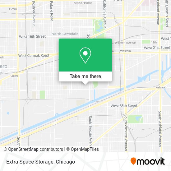 Extra Space Storage map