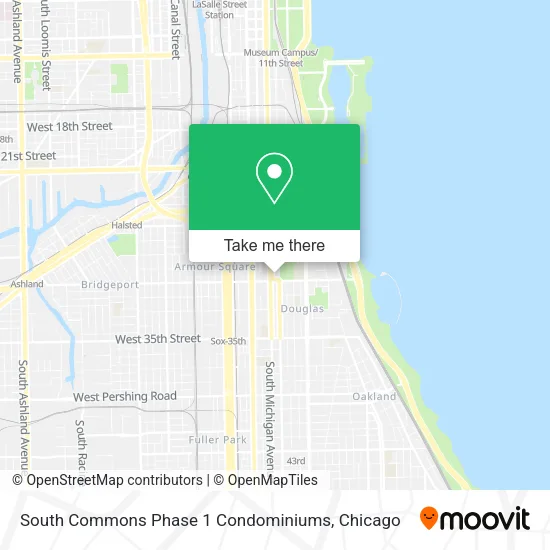 South Commons Phase 1 Condominiums map