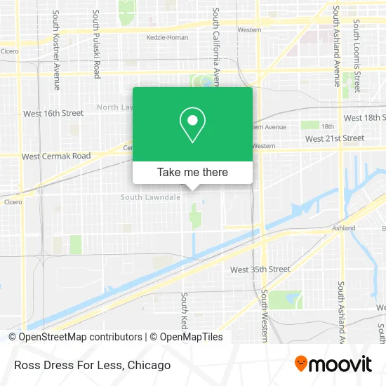 Ross Dress For Less map