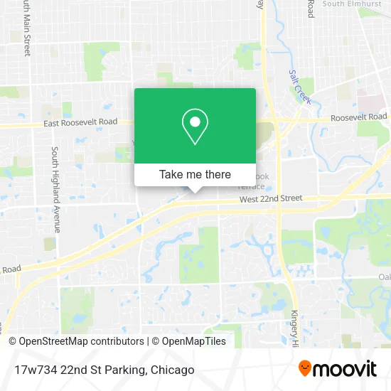 17w734 22nd St Parking map