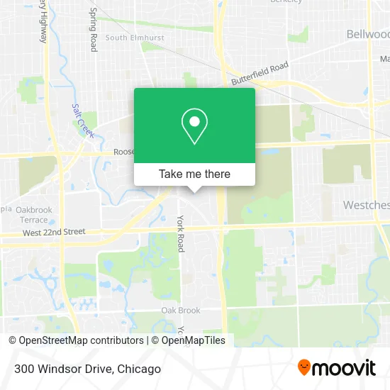 300 Windsor Drive map
