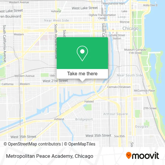 Metropolitan Peace Academy map