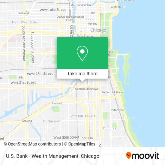 U.S. Bank - Wealth Management map