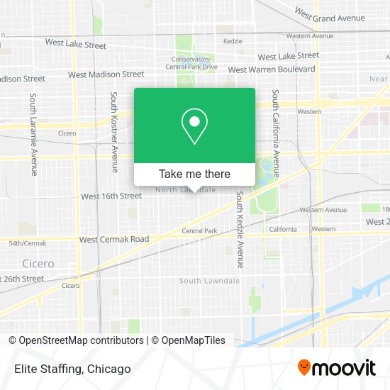 Elite Staffing map