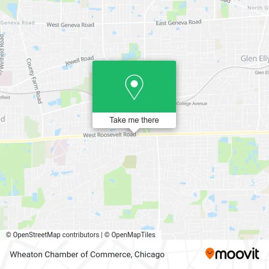Wheaton Chamber of Commerce map