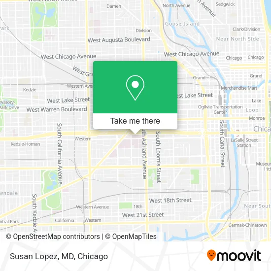 Susan Lopez, MD map