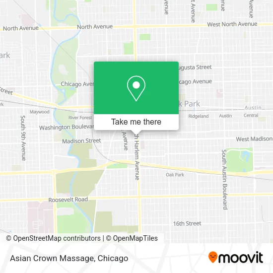 Mapa de Asian Crown Massage