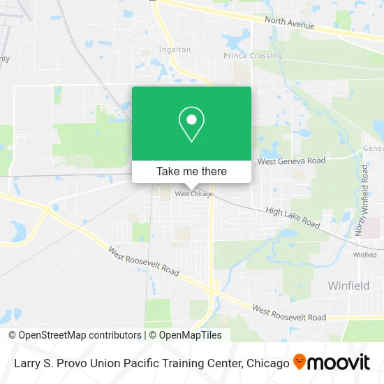 Larry S. Provo Union Pacific Training Center map