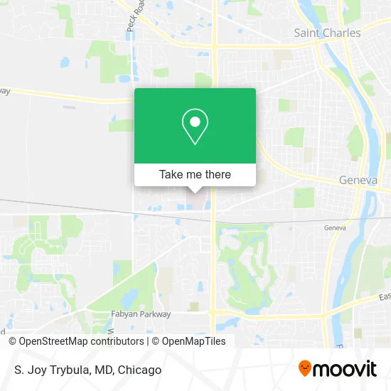 S. Joy Trybula, MD map