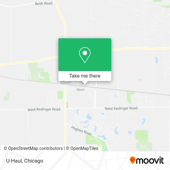 U-Haul map