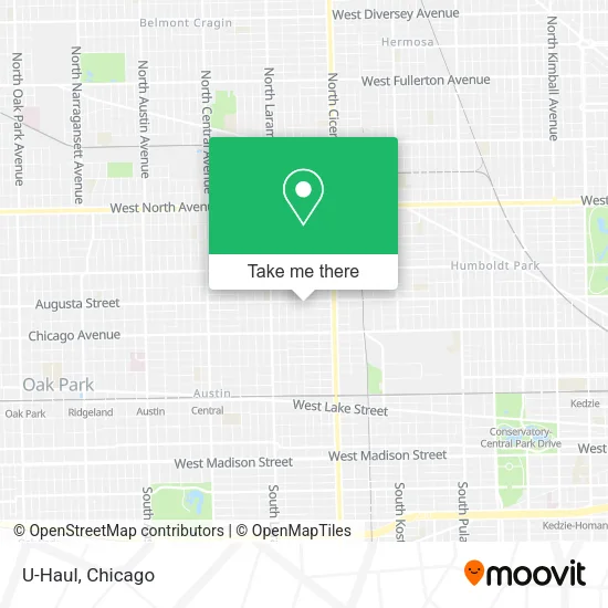 U-Haul map