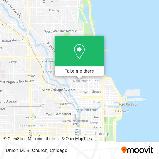 Union M. B. Church map