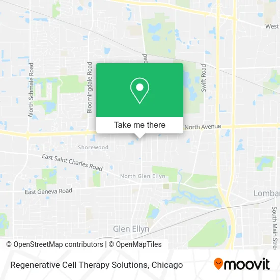 Regenerative Cell Therapy Solutions map