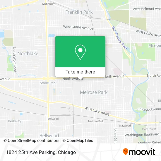 1824 25th Ave Parking map