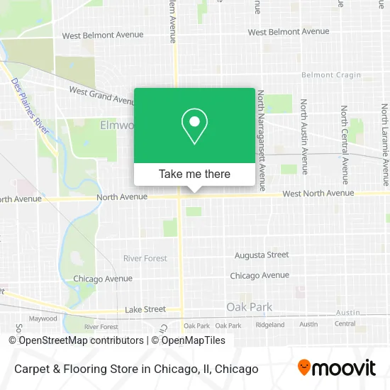Carpet & Flooring Store in Chicago, Il map