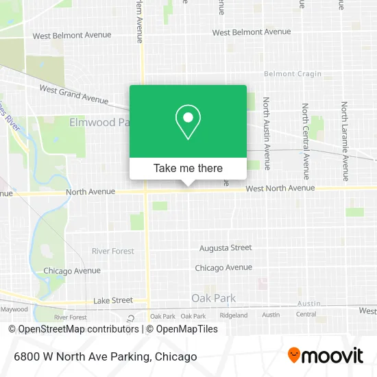 6800 W North Ave Parking map