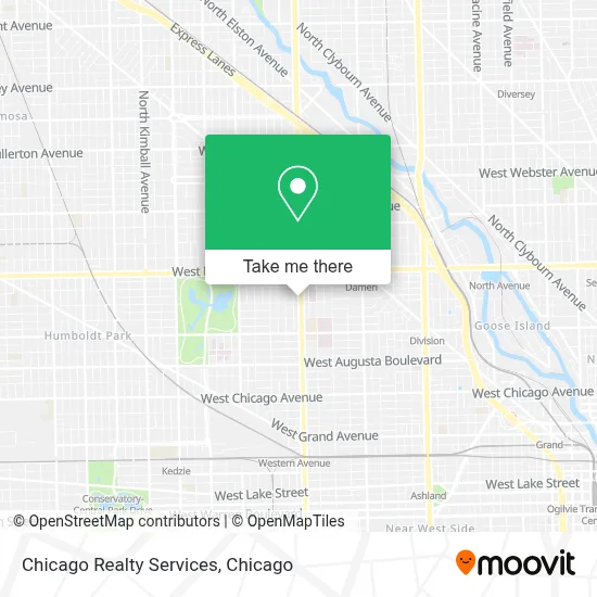 Chicago Realty Services map