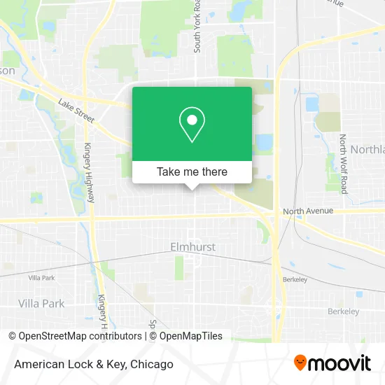 Mapa de American Lock & Key