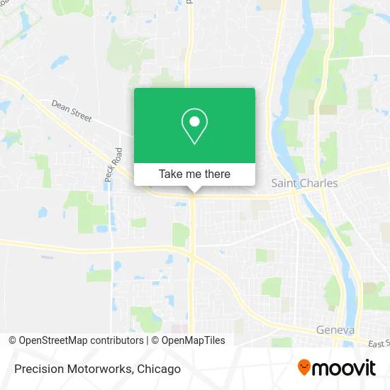 Precision Motorworks map