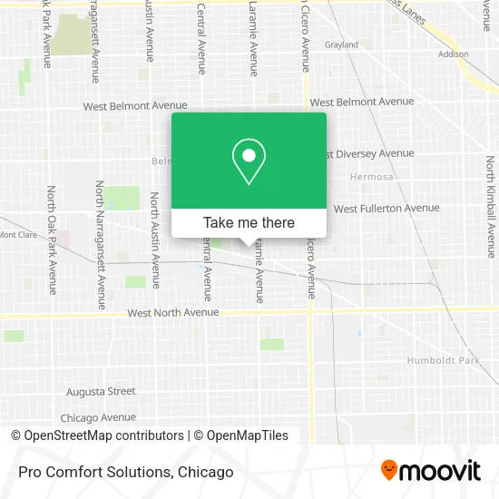 Pro Comfort Solutions map