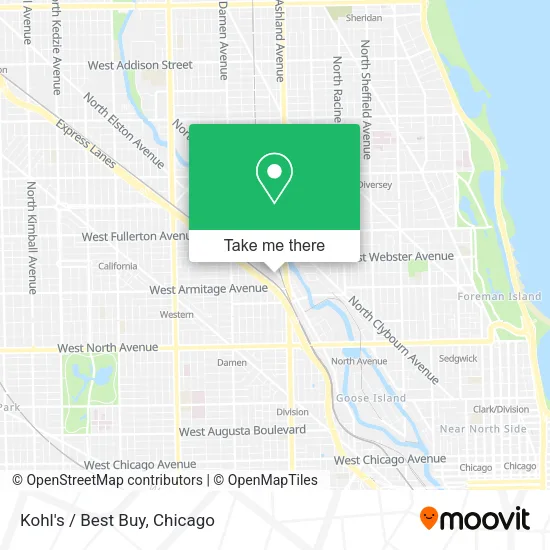 Kohl's / Best Buy map