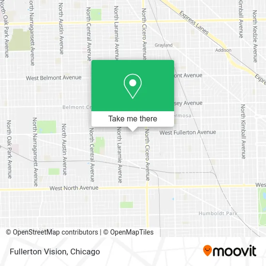 Fullerton Vision map