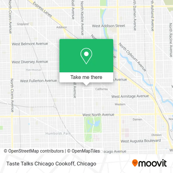 Taste Talks Chicago Cookoff map